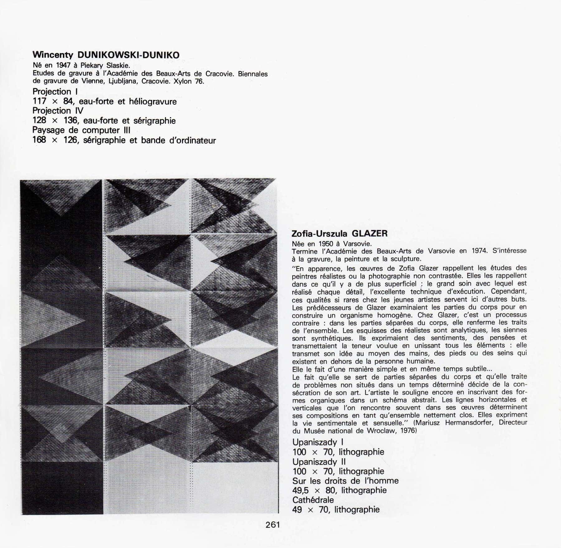 XI Biennale Internationale D'art, 1976