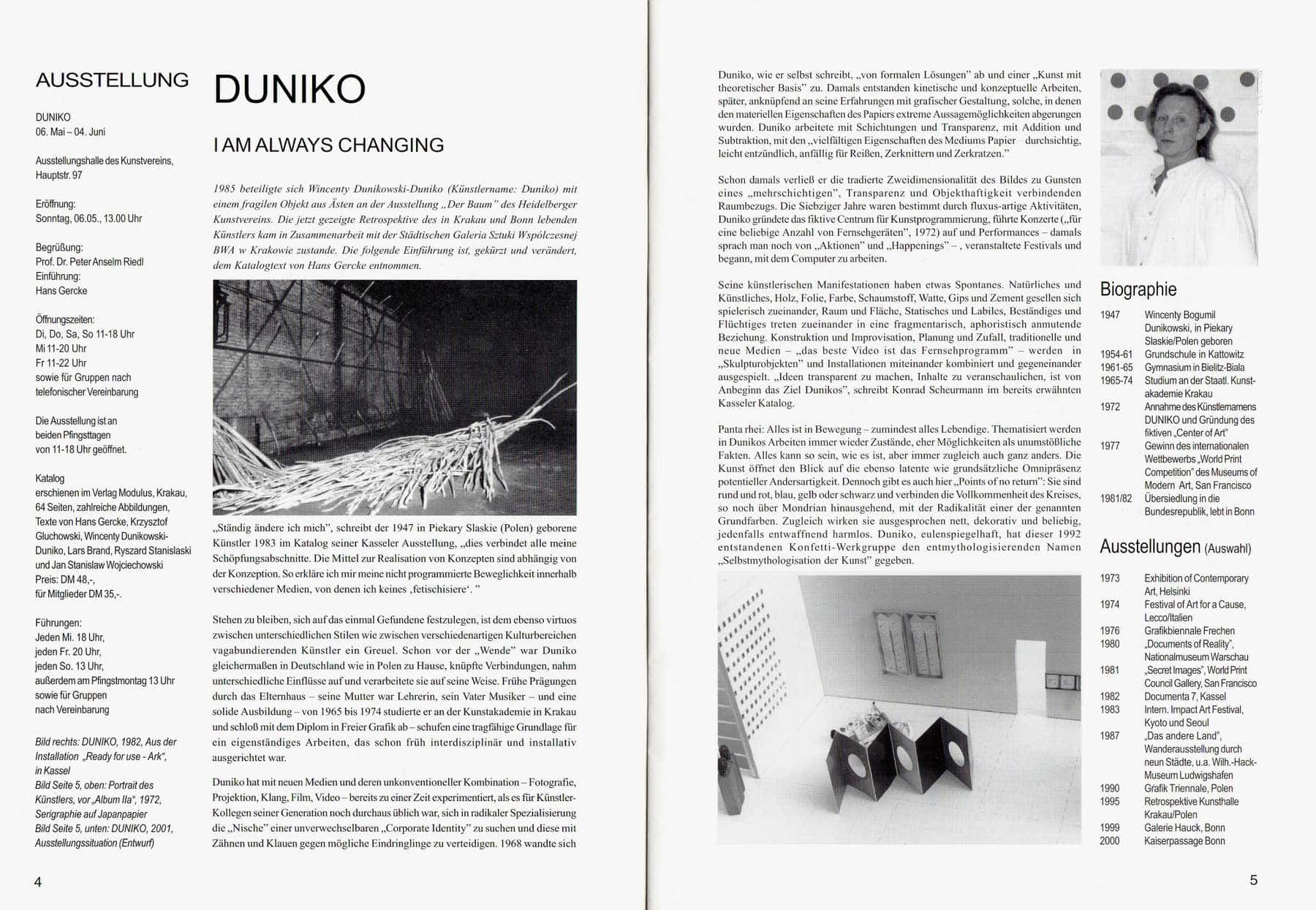 Duniko, 1991