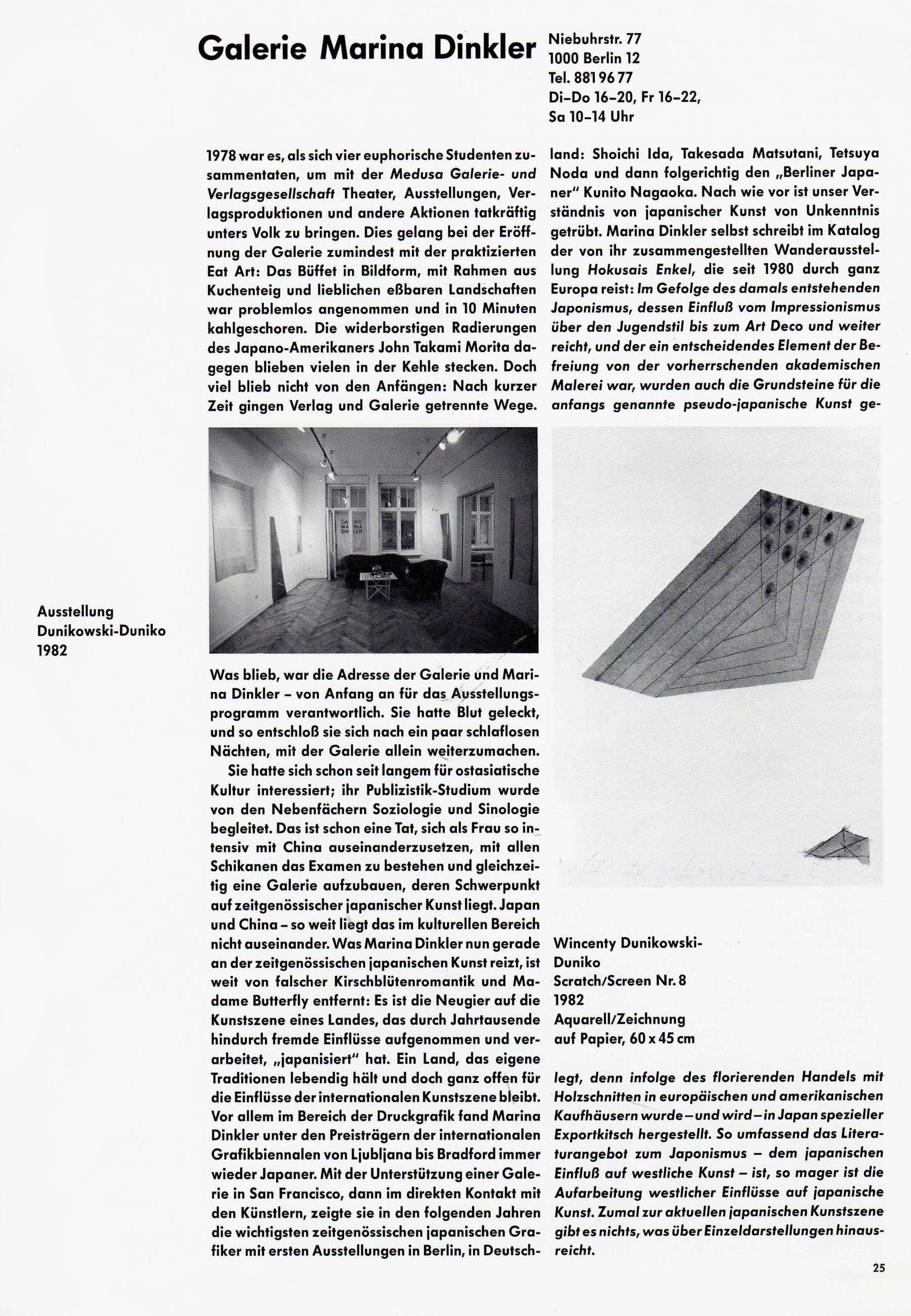 Künst Kozentriert, 1983