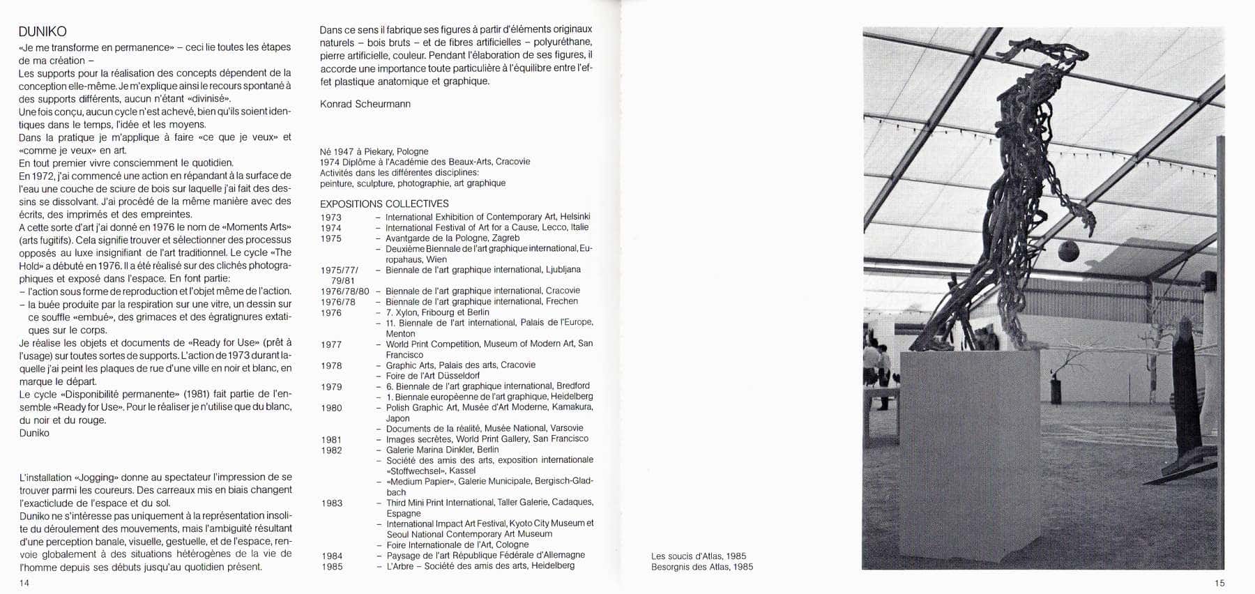 Rencontres Begegnungen, 1985