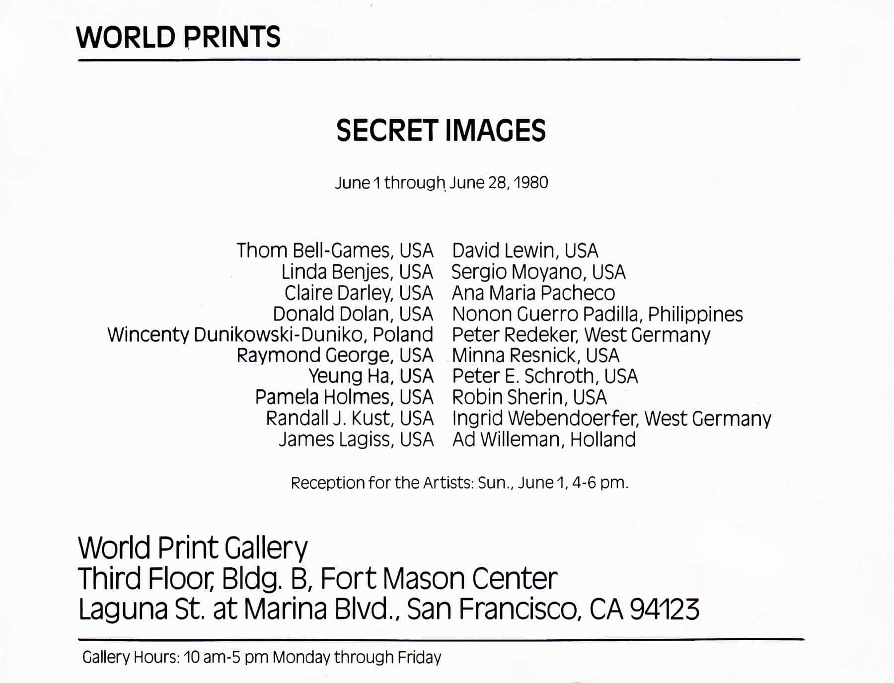 World Print Council, 1980