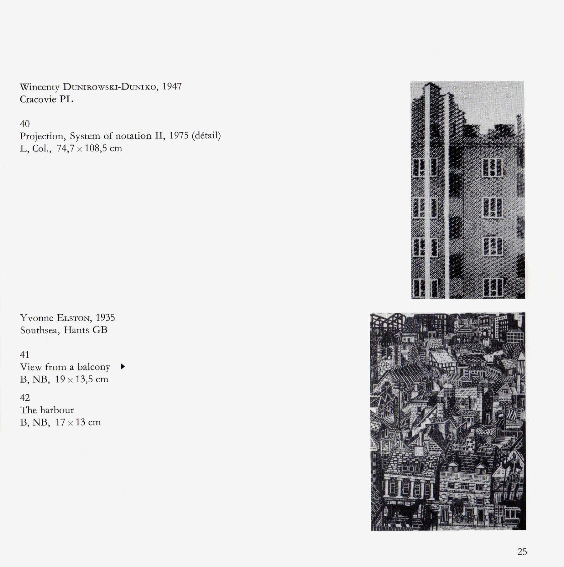 Xylon 7, Internationale Triennale des Holzschnitts, Schweiz, 1976