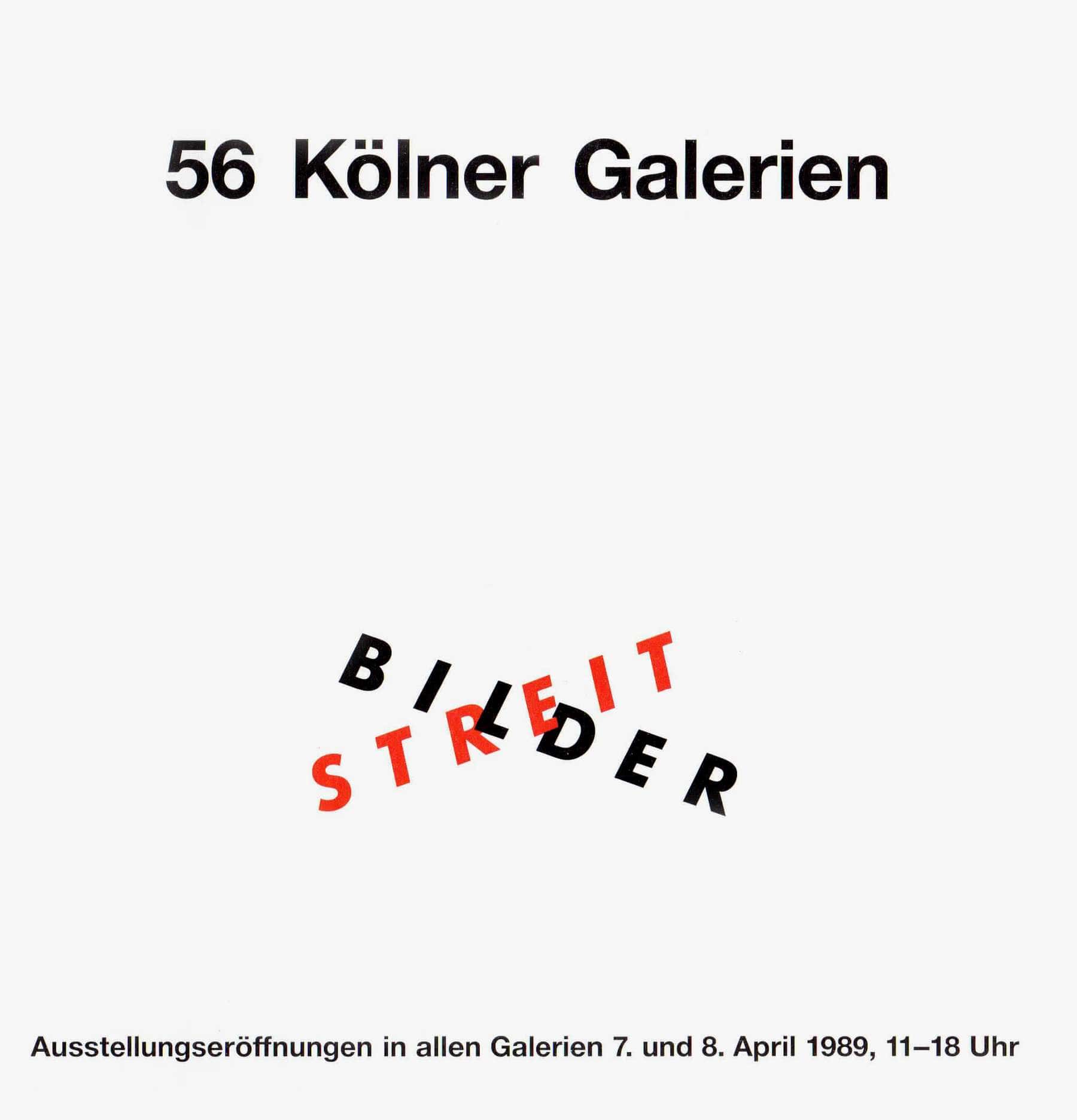 56 Kölner Galerien, 1986