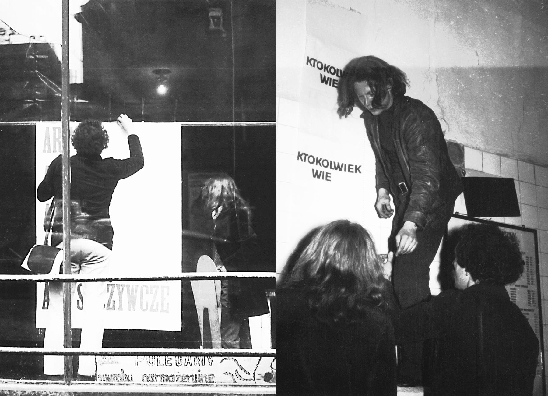 Wincenty Dunikowski-Duniko, “Art spożywcze, Ktokolwiek wie”, Exhibition in a butcher's shop, Nowa Ruda, 1973